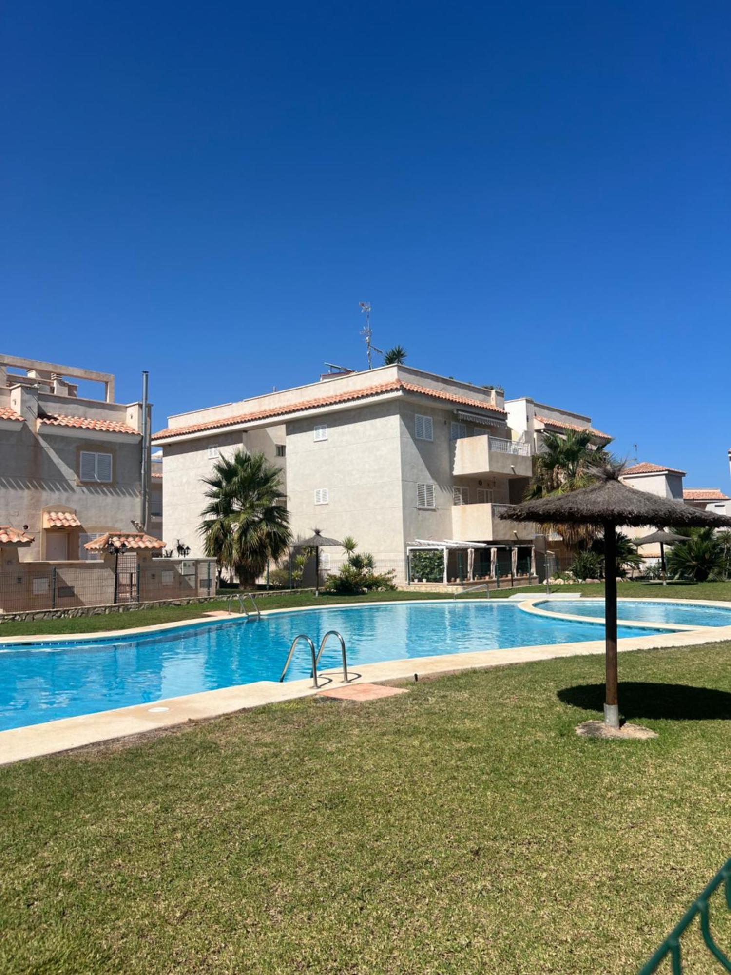 Piso Con Ac, Piscina Y Pista De Padel Y Tenis En Águilas Esterno foto